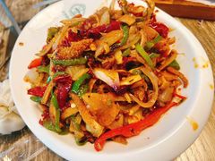 辣皮子羊肚丝拌面-歹歹的加个面过油肉拌面
