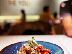 鲜茄茸大虾配马斯卡朋意大利面-BE BRIGHT KITCHEN(正佳广场店)