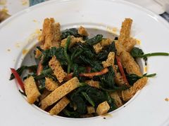 菠菜拌面筋-汗腾格里·风味餐厅(新疆驻京办店)