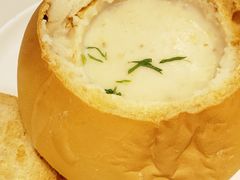 洋薏米周打海鲜面包汤-港丽餐厅(高德置地店)