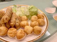 脆皮虾卷花枝丸-浦华大酒店-台南担仔面海鲜楼