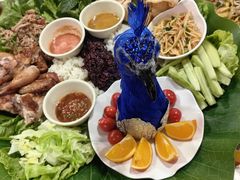 -沐毫傣泐云南菜孔雀宴•手抓饭傣味烧烤(曼听店)