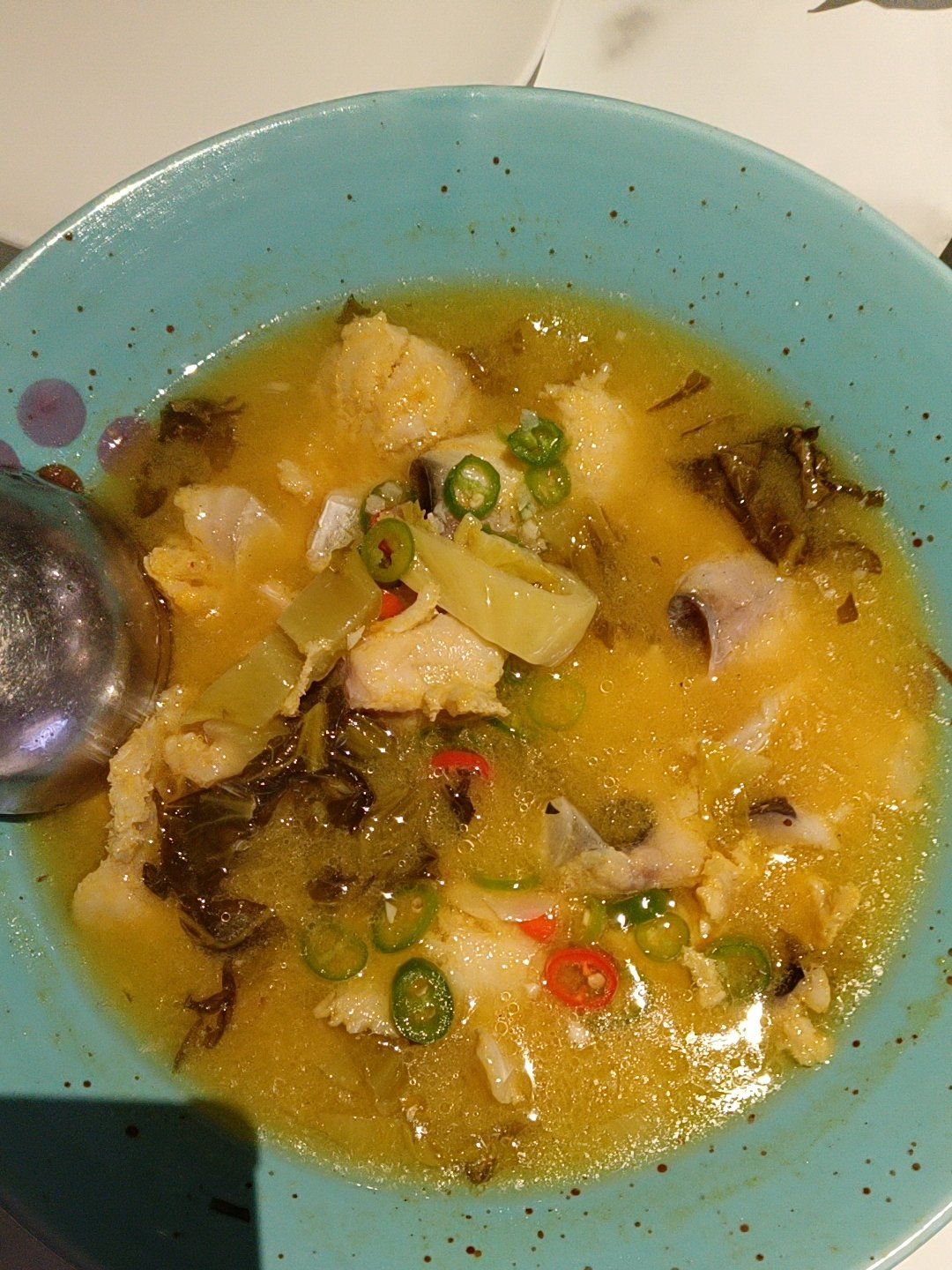 这家餐厅的青岛老甜沫真好吃,我和孩子都很