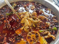 经典红锅-老表牌·蛙蛙鸡冷锅鱼(成都东站店)