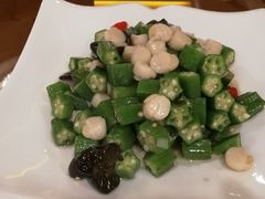 秋葵炒贝丁-喜乐餐厅•灯笼虾球首创者•本地小海鲜(二马路店)