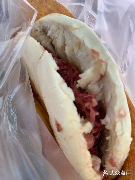 杨天玉腊牛羊肉店腊牛肉夹馍图片