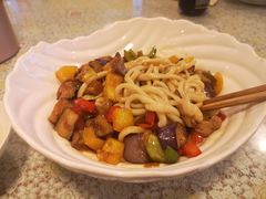 茄子肉丁鸡蛋拌面-文三里屯面馆(三里屯店)