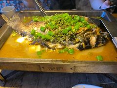 鲜青椒烤鱼-探鱼·鲜青椒爽麻烤鱼(番禺万达店)