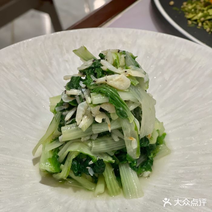 喜鼎海胆水饺(平安金融中心店)有机小白菜蒸虾皮图片