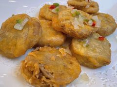 椒盐藕夹-怡园饭店-餐厅(四望亭店)