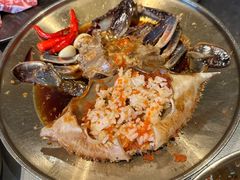 -草家酱蟹炭火烤肉店(珲春南路一店)