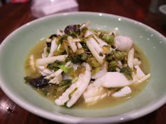 雪菜冬笋炒目鱼-虎哥私房菜(馒头山店)