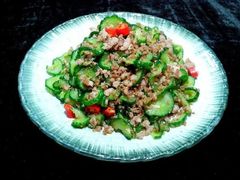 脆黄瓜炒肉沬-山东老家(黄埔分店)