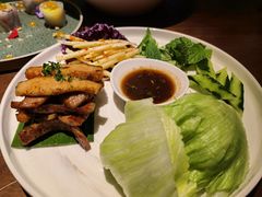 蜜糖炭烧猪颈肉配沙拉-星叶·东南亚料理(宁波万象汇店)