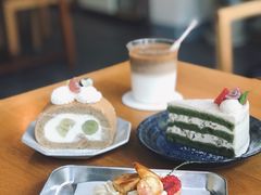 栗子奶油抹茶戚风-三花屋 Mihhanaya