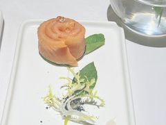 玫瑰三文鱼佐芥末酱-王品牛排(福州泰禾店)