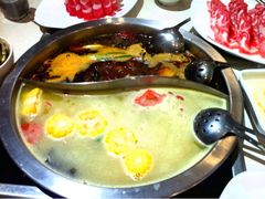 鸳鸯锅底&nbsp;-海底捞火锅(高科广场店)
