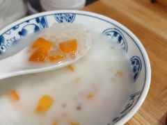 芒果椰汁香芋西米露-智香甜品店