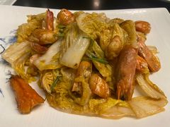 明虾烧菜芯-东莱馋房(陆家嘴店)