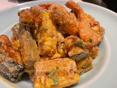 金沙黑南瓜焗虾-港丽餐厅(高德置地店)