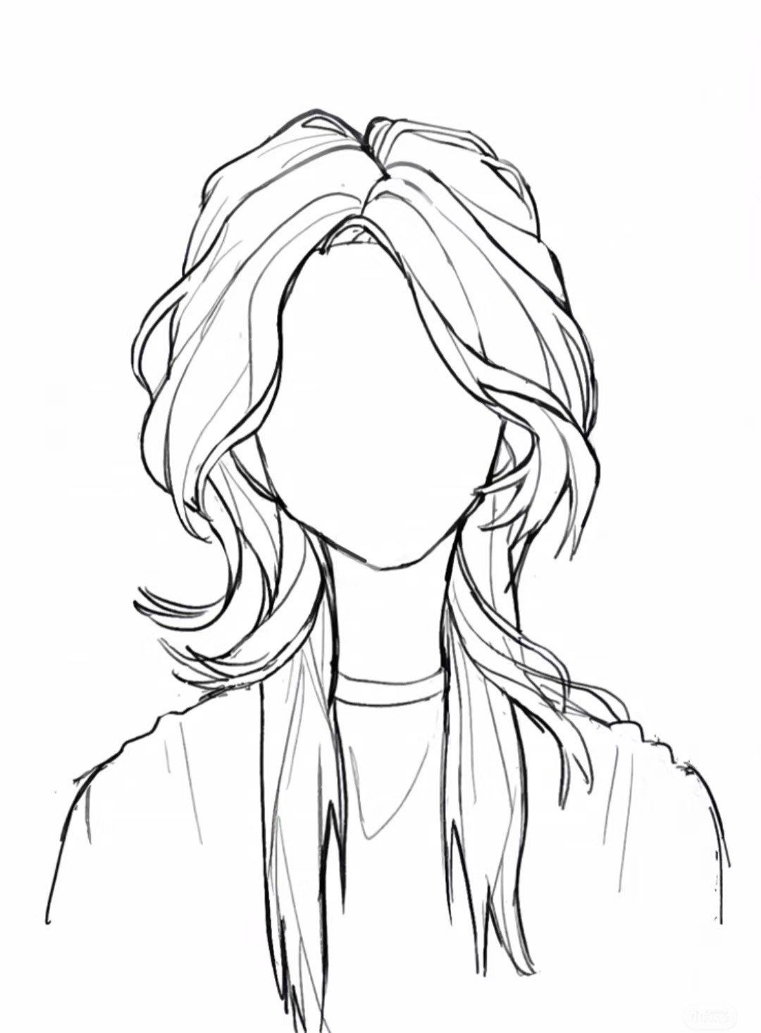 脸,鹅蛋脸,菱形脸,长脸修剪细节:
① 颧骨外扩:长刘海儿可以遮颧骨