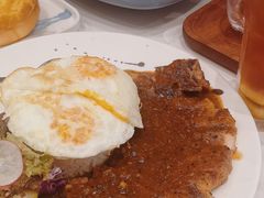黑椒带骨猪排双蛋饭-柠檬树茶餐厅(海雅缤纷城店)