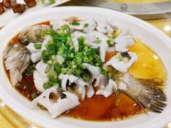 葱淋鲈鱼-壹厨饭店(五羊店)