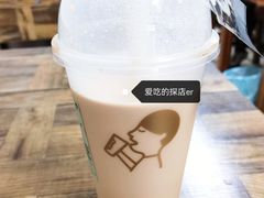 热烤黑糖波波牛乳茶-喜茶(振华商厦店)