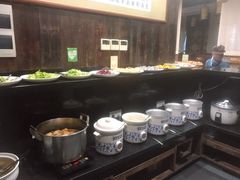 自助调料区-素德轩素食餐厅(东港店)