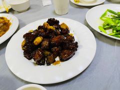 黑蒜子牛肉粒-陈傻子餐厅(世纪都会店)