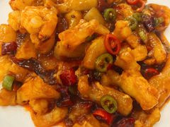 蹄筋烧大虾-小郭私房菜·海肠捞饭(学士街店)