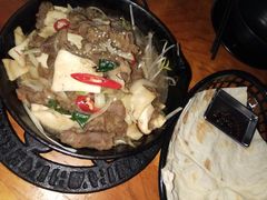 汉城式烤牛肉。-首尔大排档