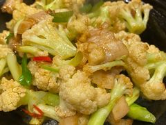 小炒有机菜花-一轩饺子馆(丽都店)