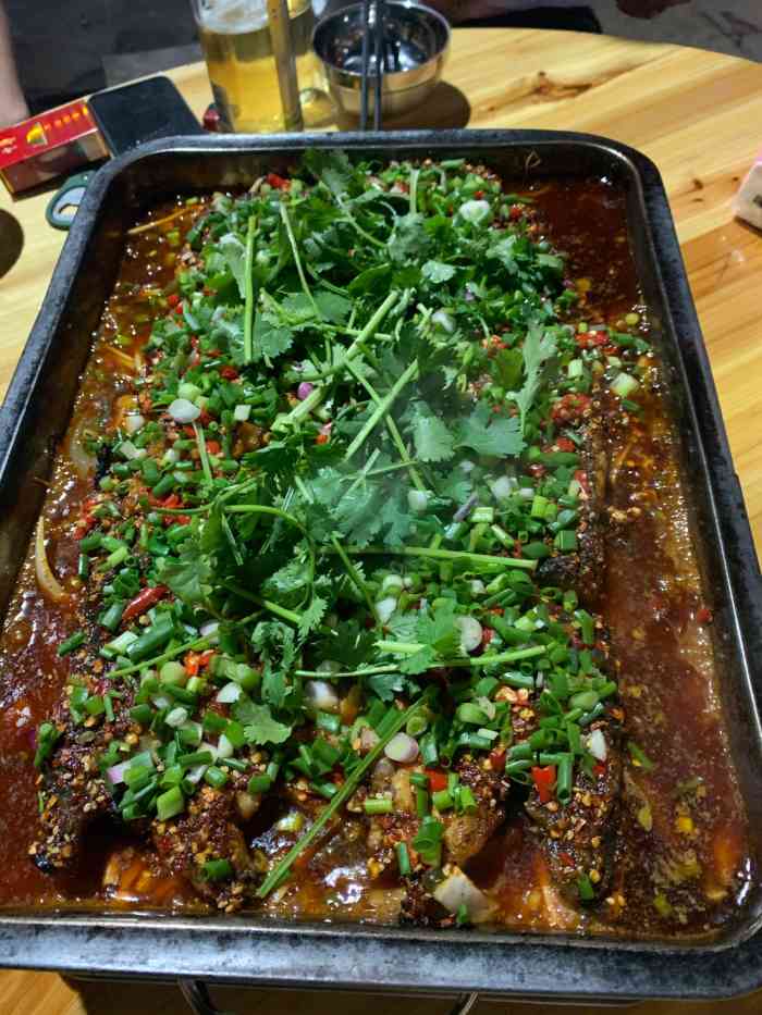 合江烤鱼-"位置在燊海井的旁边,停车不方便,运气好对.