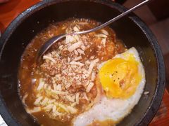 咖喱芝士石锅拌饭-大阪烧肉BAKA一代(十亩地店)