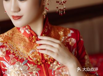 这样“哇塞”的中式嫁衣 中国红太惊艳了