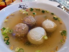 牛丸魚蛋雙拼凈食-七爷清汤腩·港式餐厅(金狮广场店)