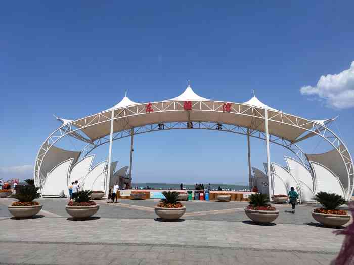 天津东疆湾沙滩公园图片