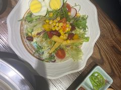 -明洞阿姨·韩式酱蟹烤肉·创意料理(三元桥店)