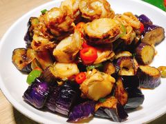 紫山茄拌扇贝-味莊·青岛菜(云霄路店)