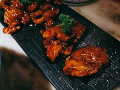 雪花糖醋里脊-绿茶餐厅(昌平悦荟店)