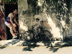 自行车涂鸦壁画-槟城街头艺术街区