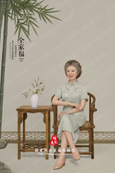 -时光纪亲子全家福照相馆(静安店母女写真父母纪念照)