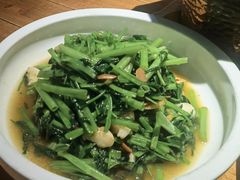 水豆豉炒空心菜-小放牛炒菜馆(北国商城店)