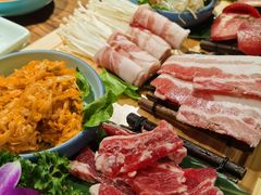 -明洞阿姨·韩式酱蟹烤肉·创意料理(三元桥店)