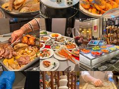 -广州万富希尔顿酒店·感趣自助餐厅·金秋蟹宴生蚝海鲜刺身烧烤
