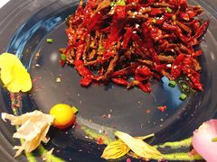 自贡手撕牛肉-甜阿姨·天台花园私房菜(万松园店)