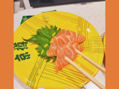 三文鱼生鱼片-京樽回転寿司(奥林匹克店)