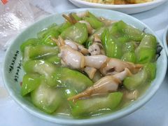 丝瓜炒子蛏-明呈黄鱼面馆(斜土路店)