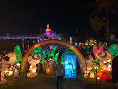 -欢乐海岸椰林沙滩-2025湾区超级灯会
